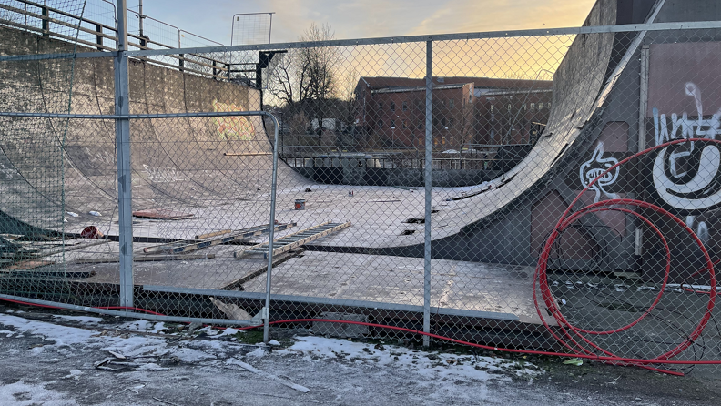 Den gamle skateparken  