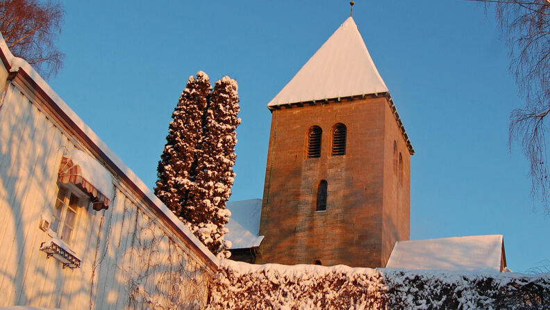 Bildet viser en kirke i St. Hanshaugen bydel