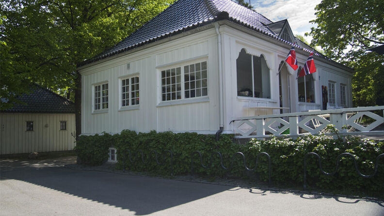 Frognerparken café forside, utenfra
