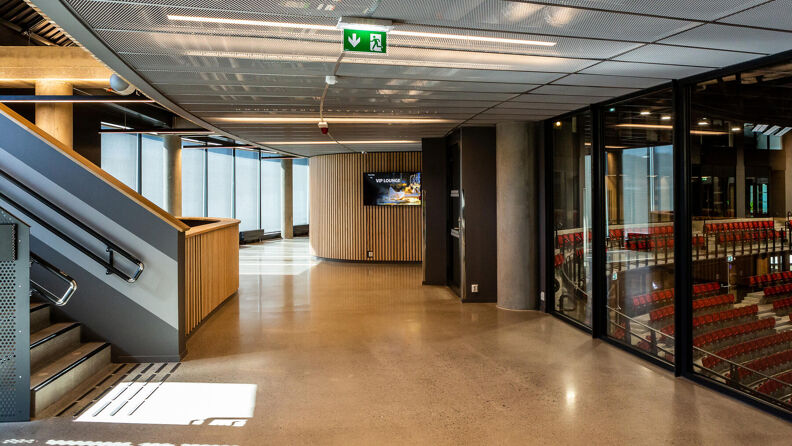 Bilde av Jordal Amfi innvendig, hallrommet