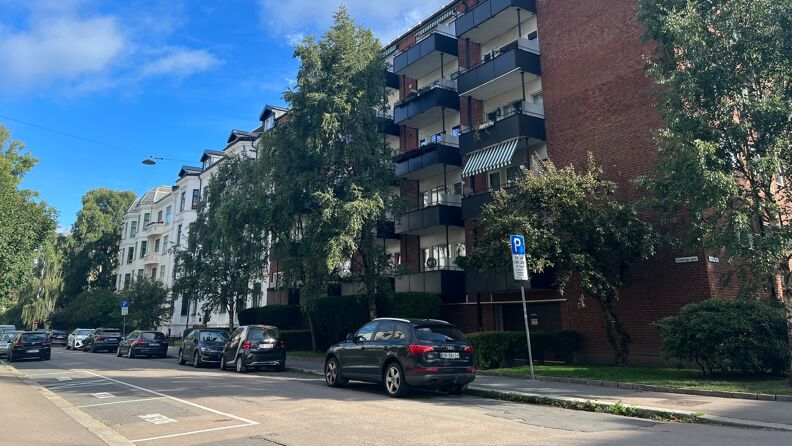 Gatebilde fra Schønings gate i Oslo