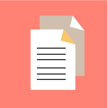 Illustrasjon av dokumenter