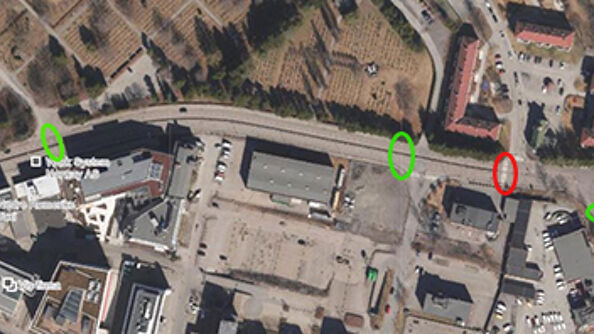 Nytt trafikkmønster for fotgjengere fra og med 31. januar. 