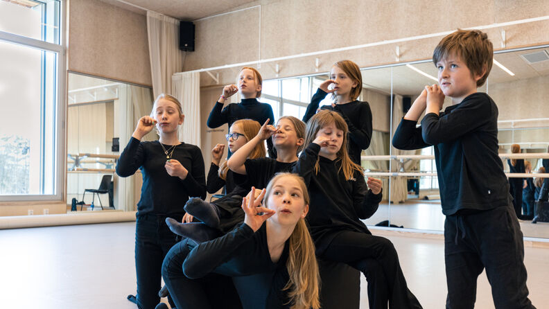 Teaterelever på Oslo kulturskole