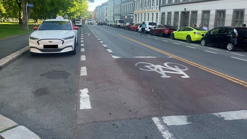 Bilde av dagens løsning i Toftes gate