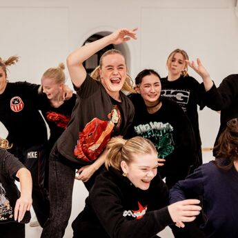 Bilde: Tale Hendnes Danseelever ved Oslo kulturskole