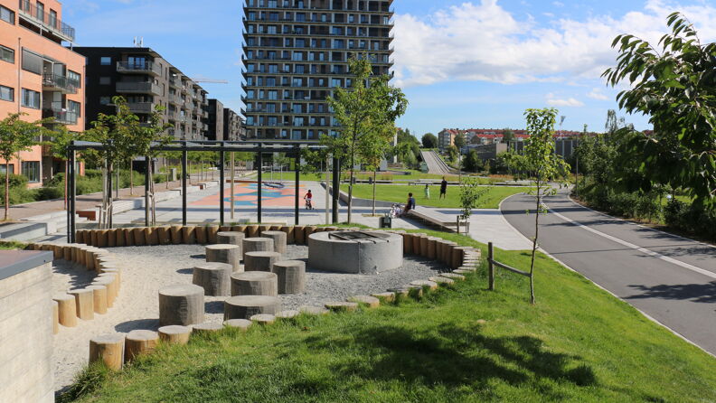 Det tidligere Narvesen-bygget.