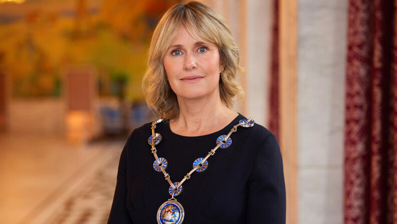 Portrett av Oslos ordførerer, Anne Lindboe 