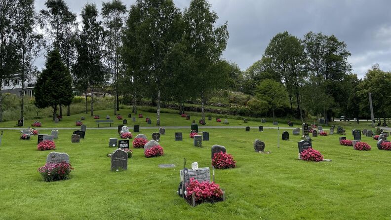 Retningsbestemt gravfelt på Klemetsrud kirkegård