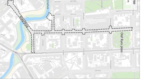 Prosjektets plassering og utstrekning i området Prosjektets plassering og utstrekning