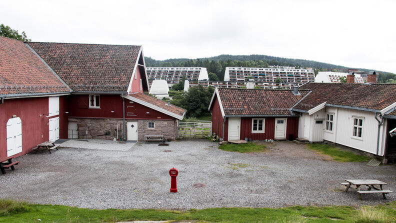 Gårdsplassen på Bånkall gård