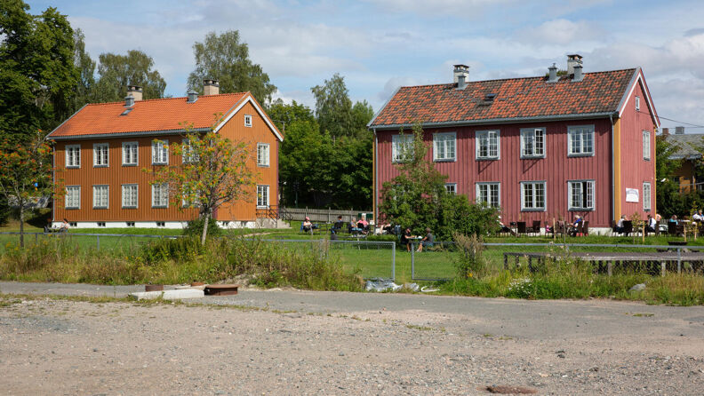 Fasaden til Grorudveien 3 og 5