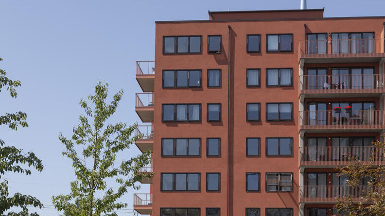 New apartment bulding at Ulven, Oslo
