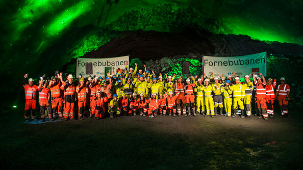 Gjennomslag på Fornebubanen Gjennomslag på Fornebubanen