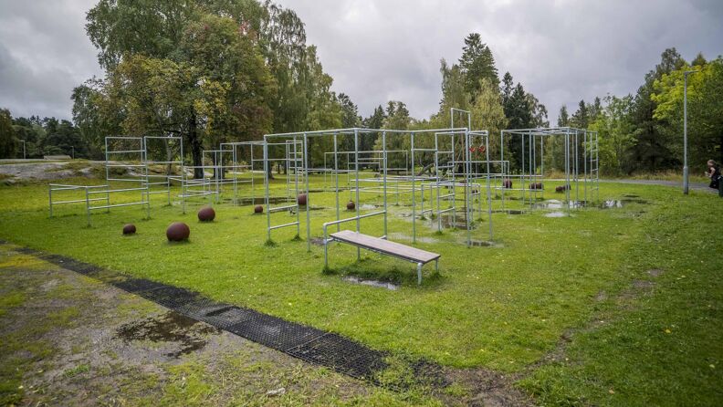Parkour-området på Ekeberg.