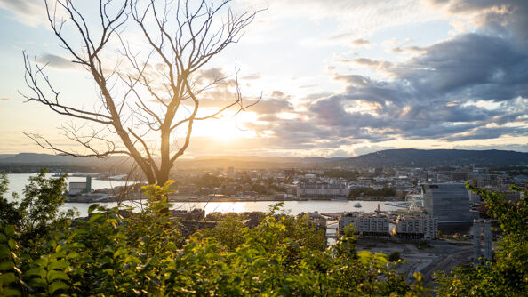 Utsikt over Oslo fra Ekeberg