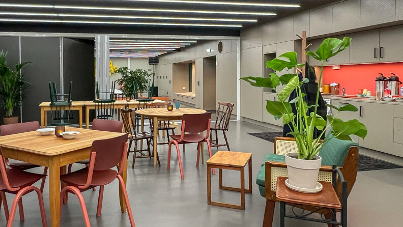 Inne på Romsås kulturhus 