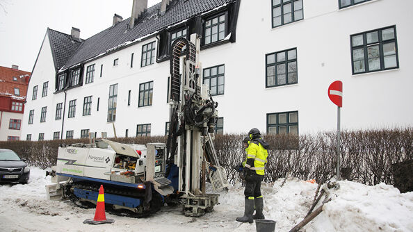 Grunnundersøkelser langs Bergensgata