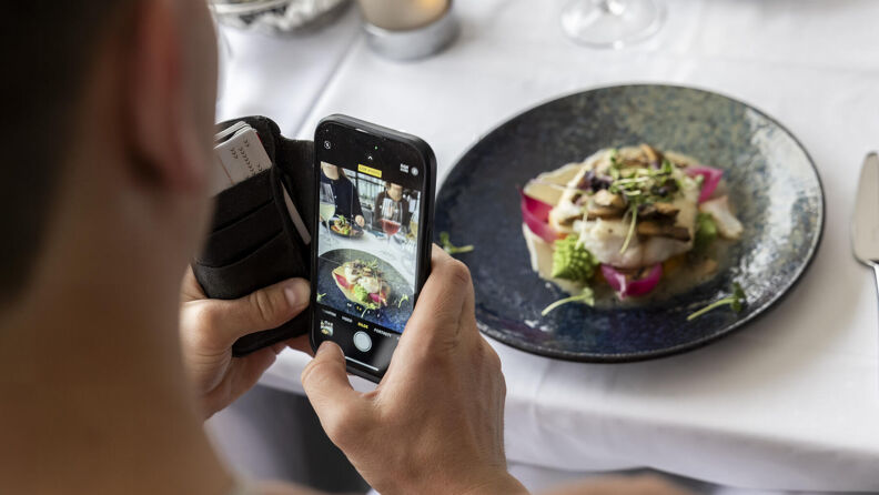 På restaurant
