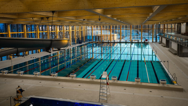 Hovedbassenget i Tøyenbadet.