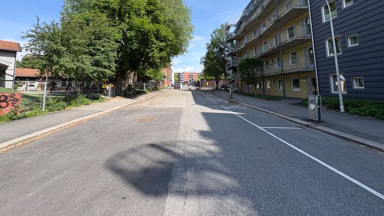 Foto av arealet i Seilduksgata. 