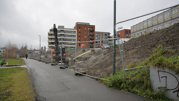 Terrenget er ganske betydelig endret