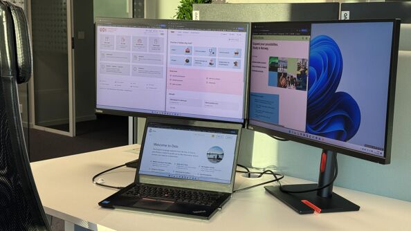 screens showing official websites